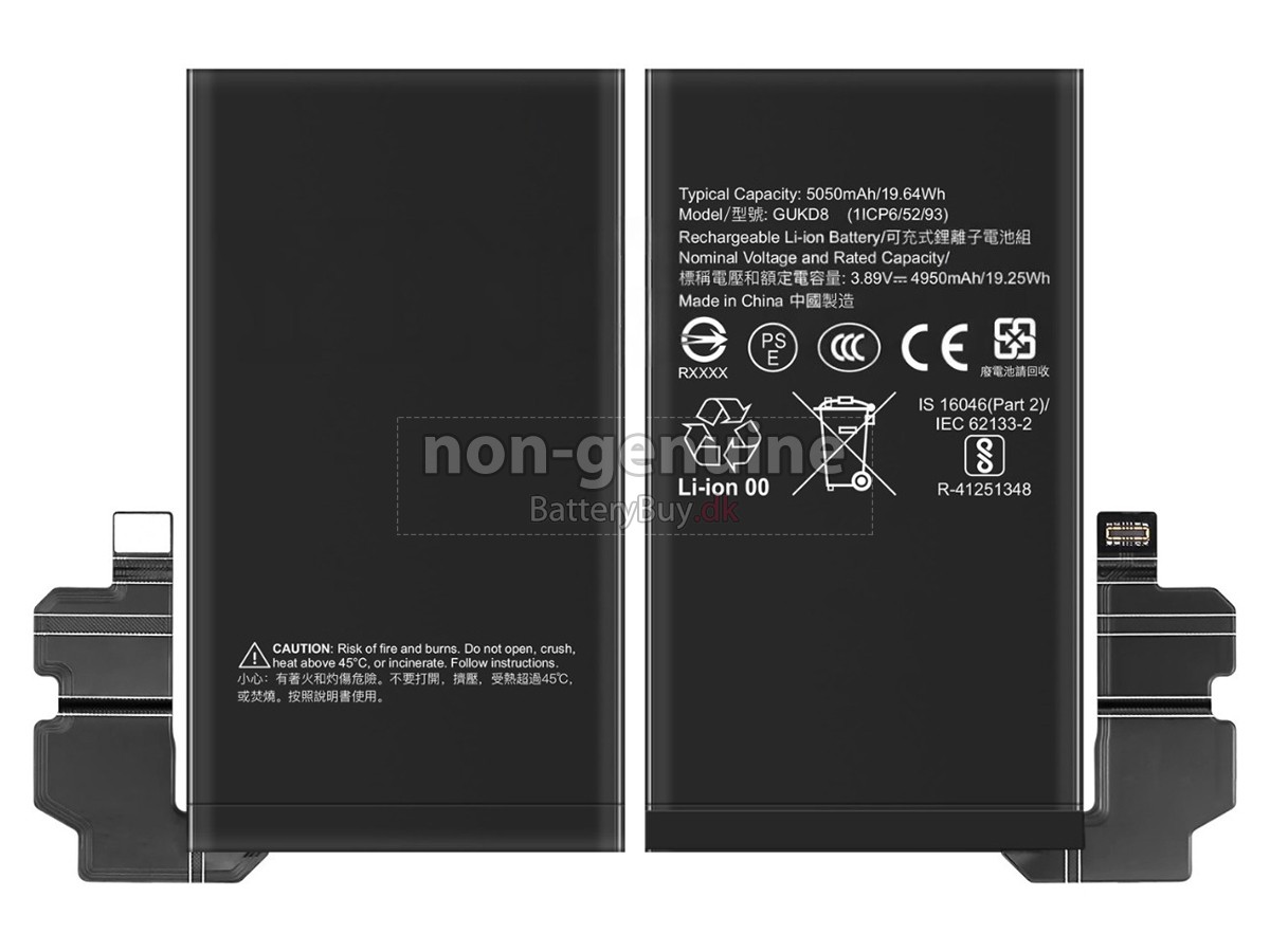 Google GUKD8 udskiftningsbatteri