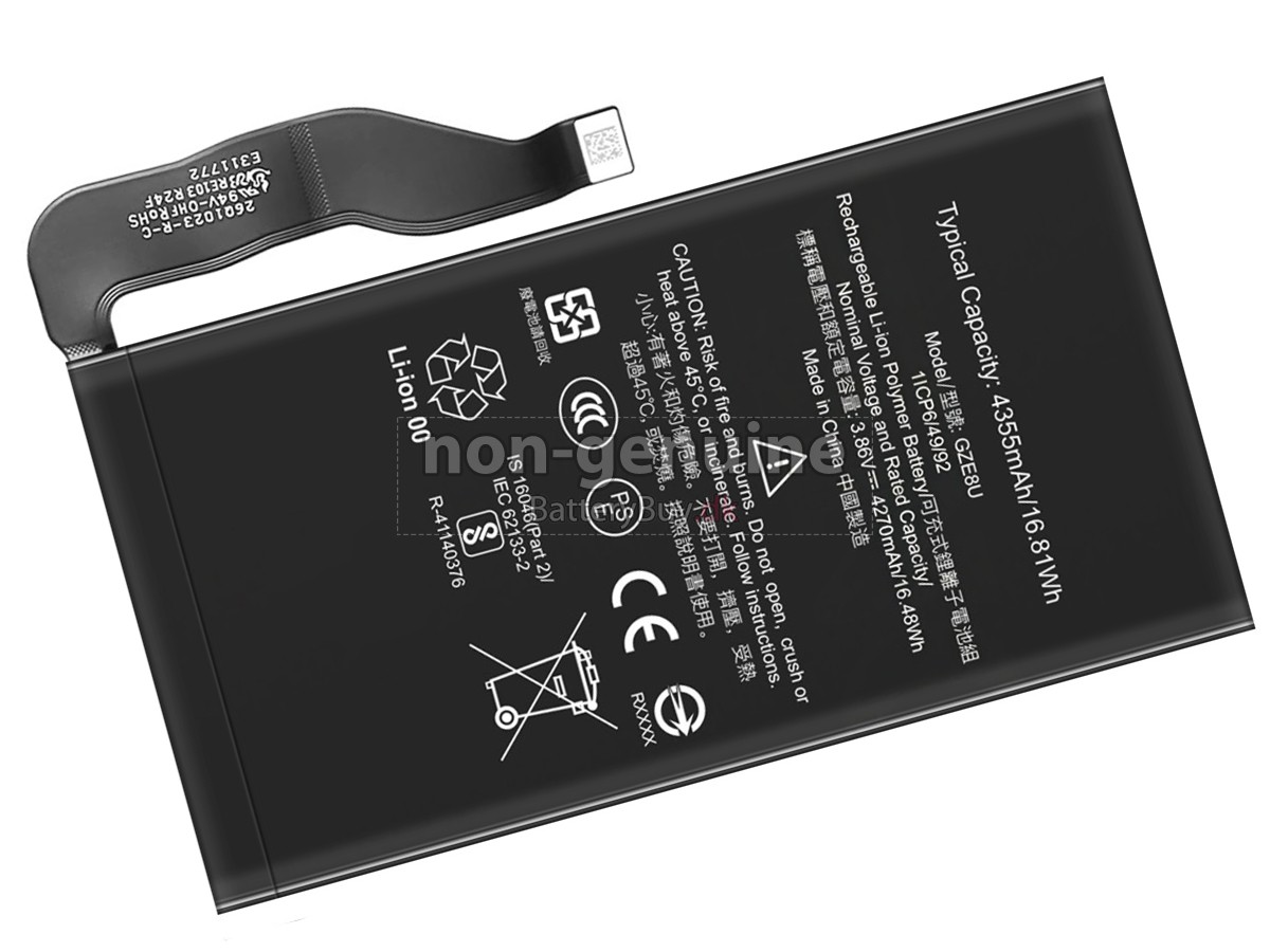 Google GZE8U udskiftningsbatteri
