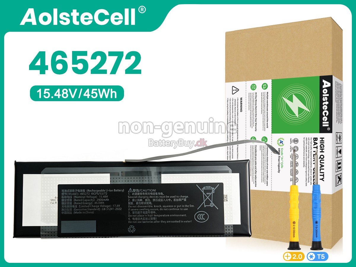 GPD 465272 udskiftningsbatteri