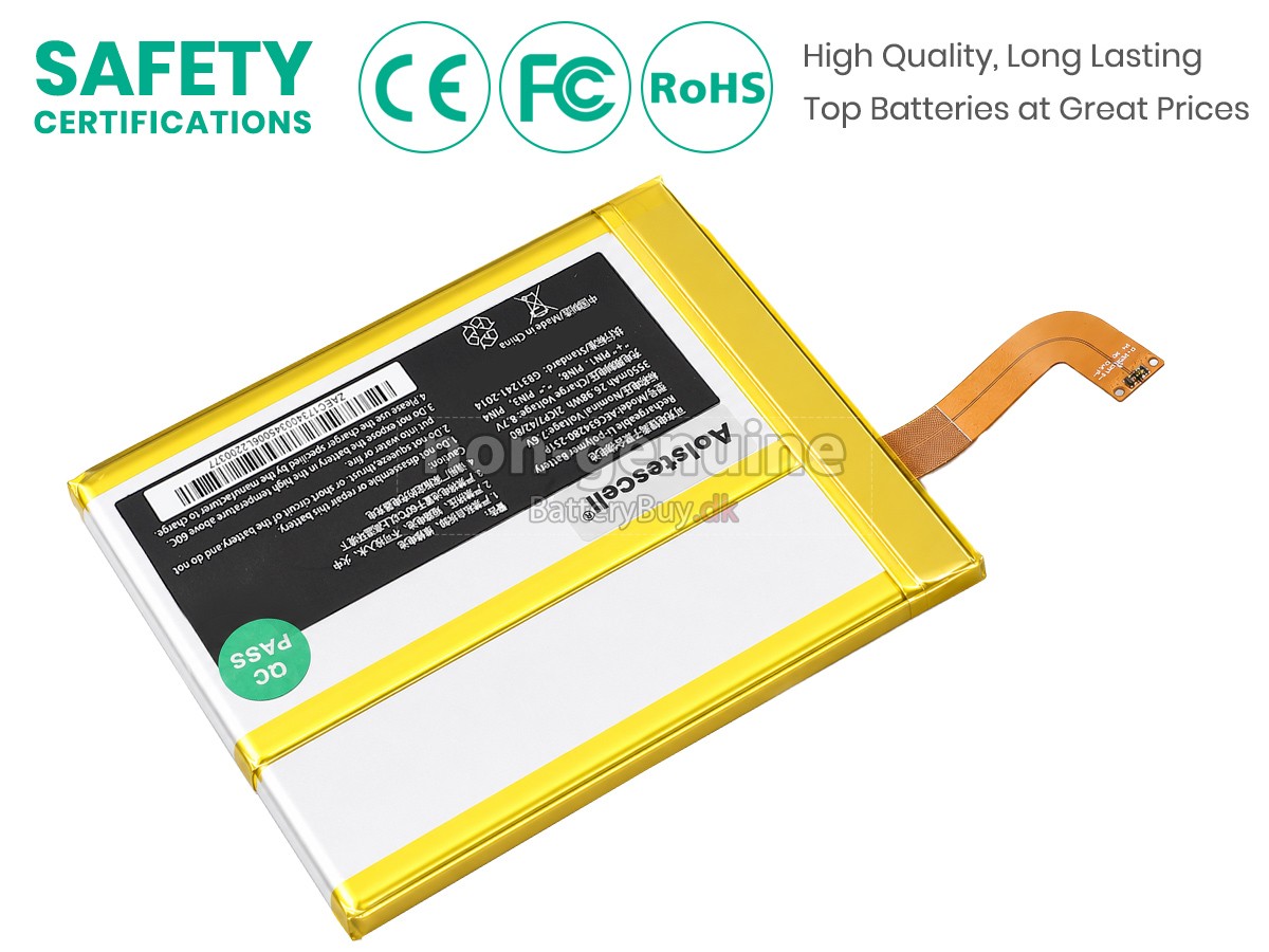 GPD AEC634280-2S1P udskiftningsbatteri