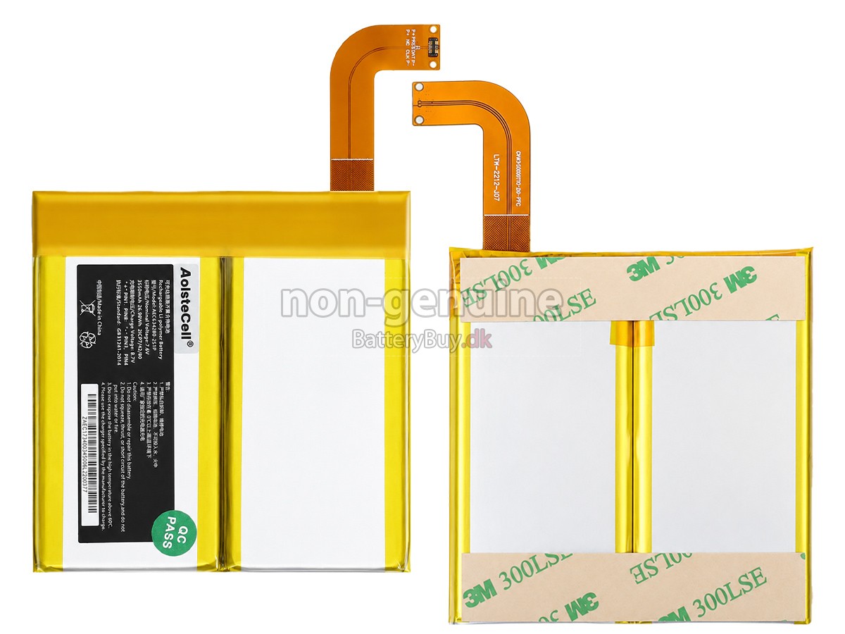 GPD AEC634280-2S1P udskiftningsbatteri