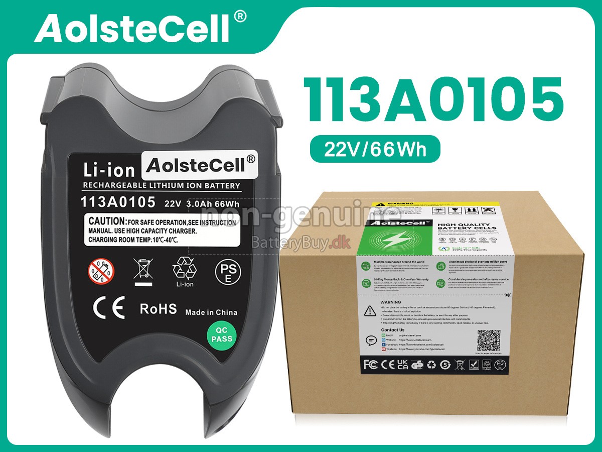 Gtech ATF006 udskiftningsbatteri