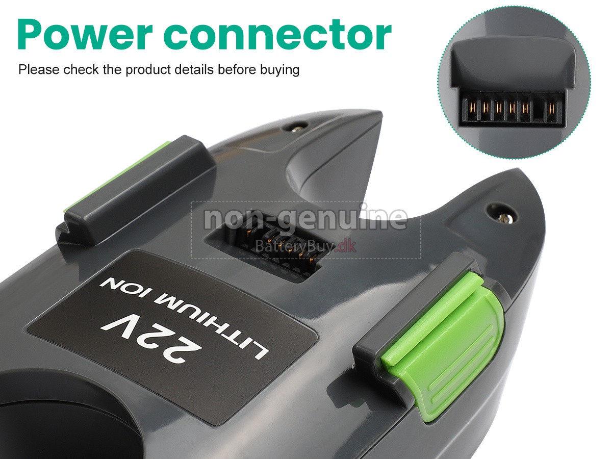 Gtech ATF006 udskiftningsbatteri