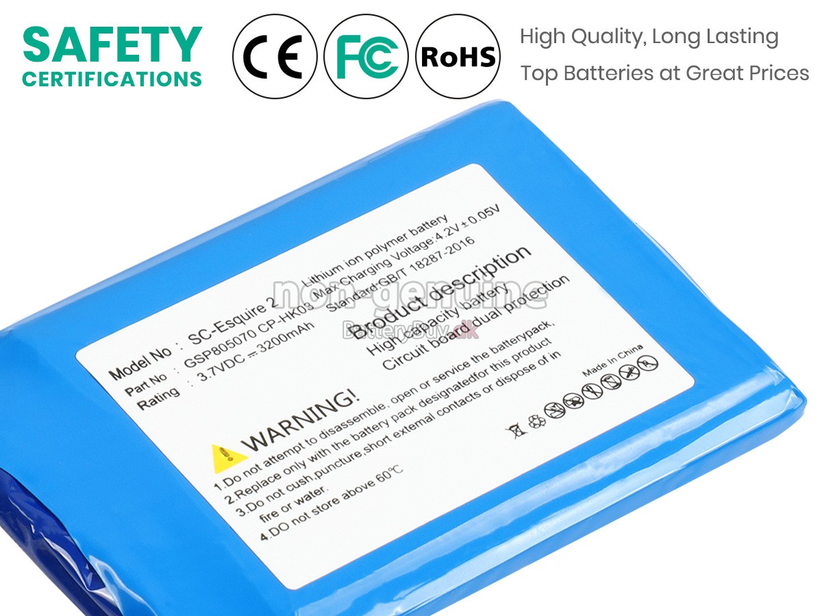 Harman Kardon ESQUIRE 2 udskiftningsbatteri