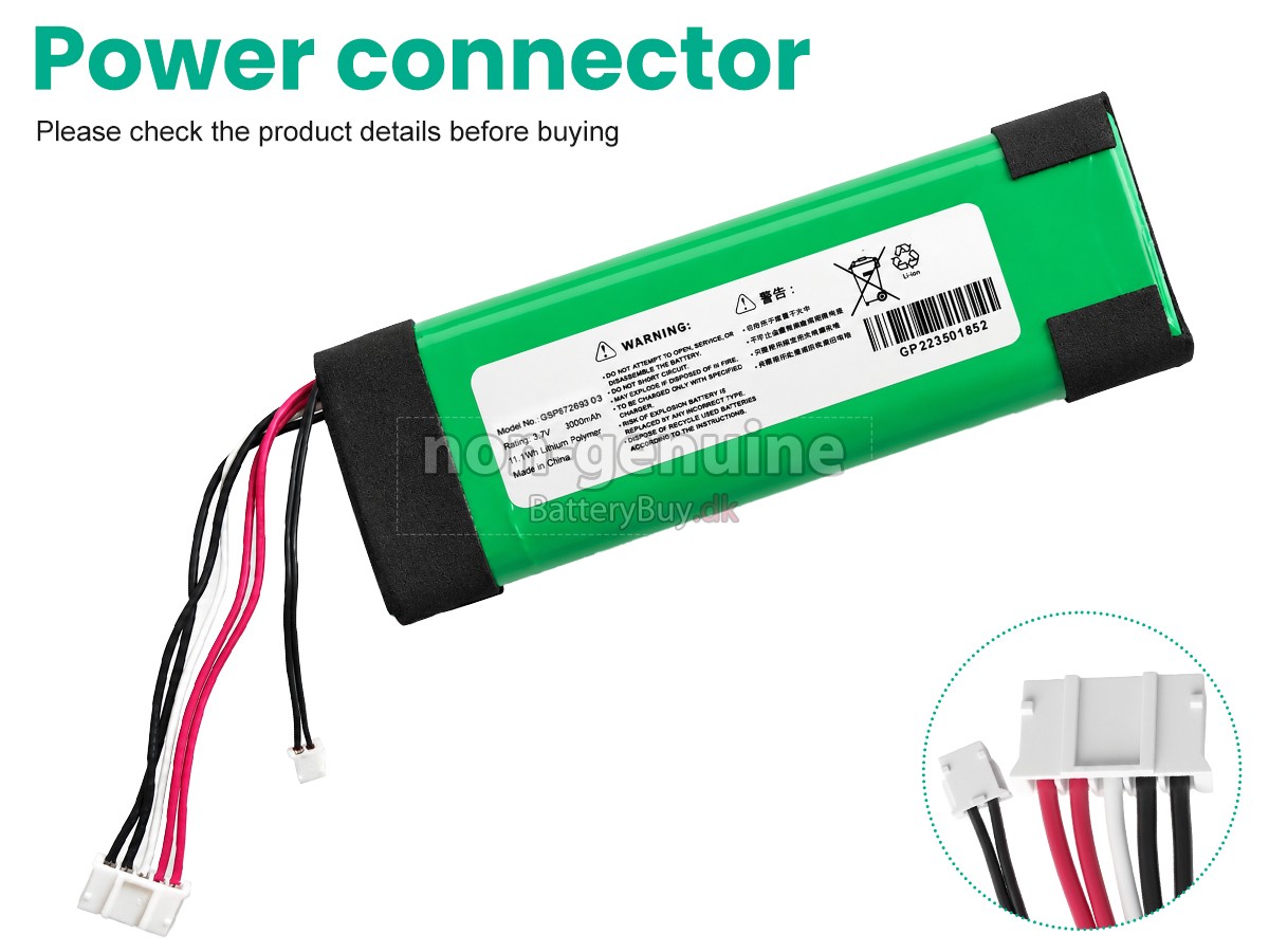 Harman Kardon GSP872693-03 udskiftningsbatteri