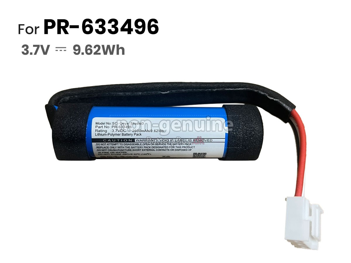 Harman Kardon PR-633496 udskiftningsbatteri