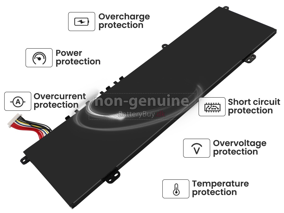 Hasee X5-2021S5H udskiftningsbatteri