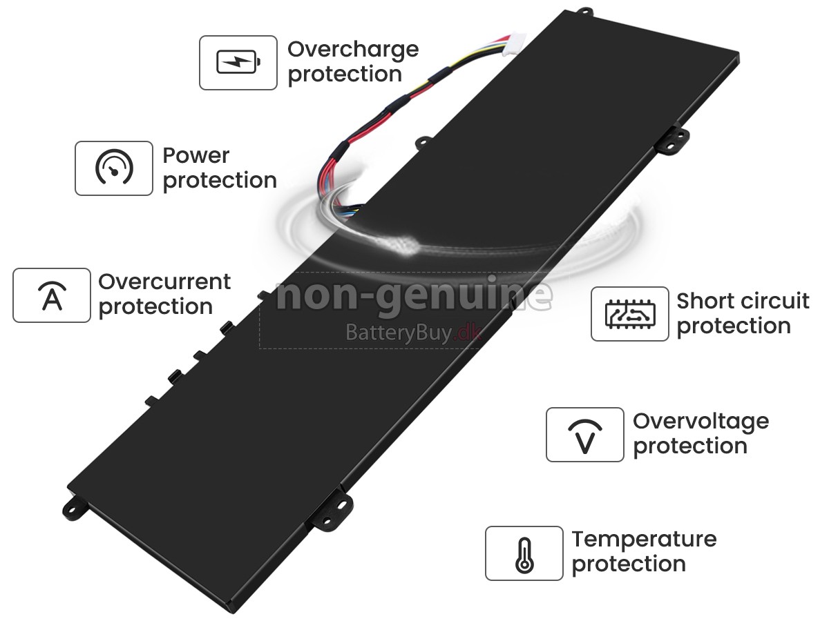Hasee X5-2021S5H udskiftningsbatteri