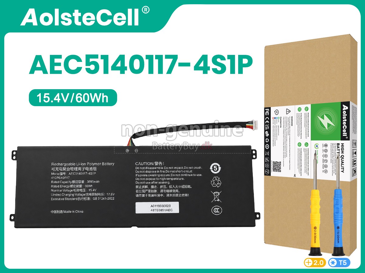 Hasee AEC5140117-4S1P udskiftningsbatteri