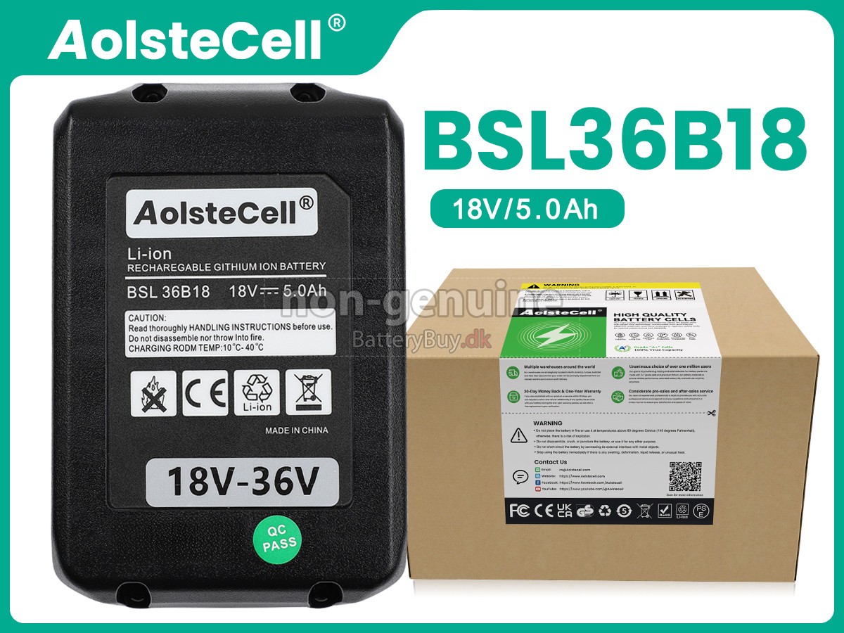 Hitachi BSL36B18 udskiftningsbatteri