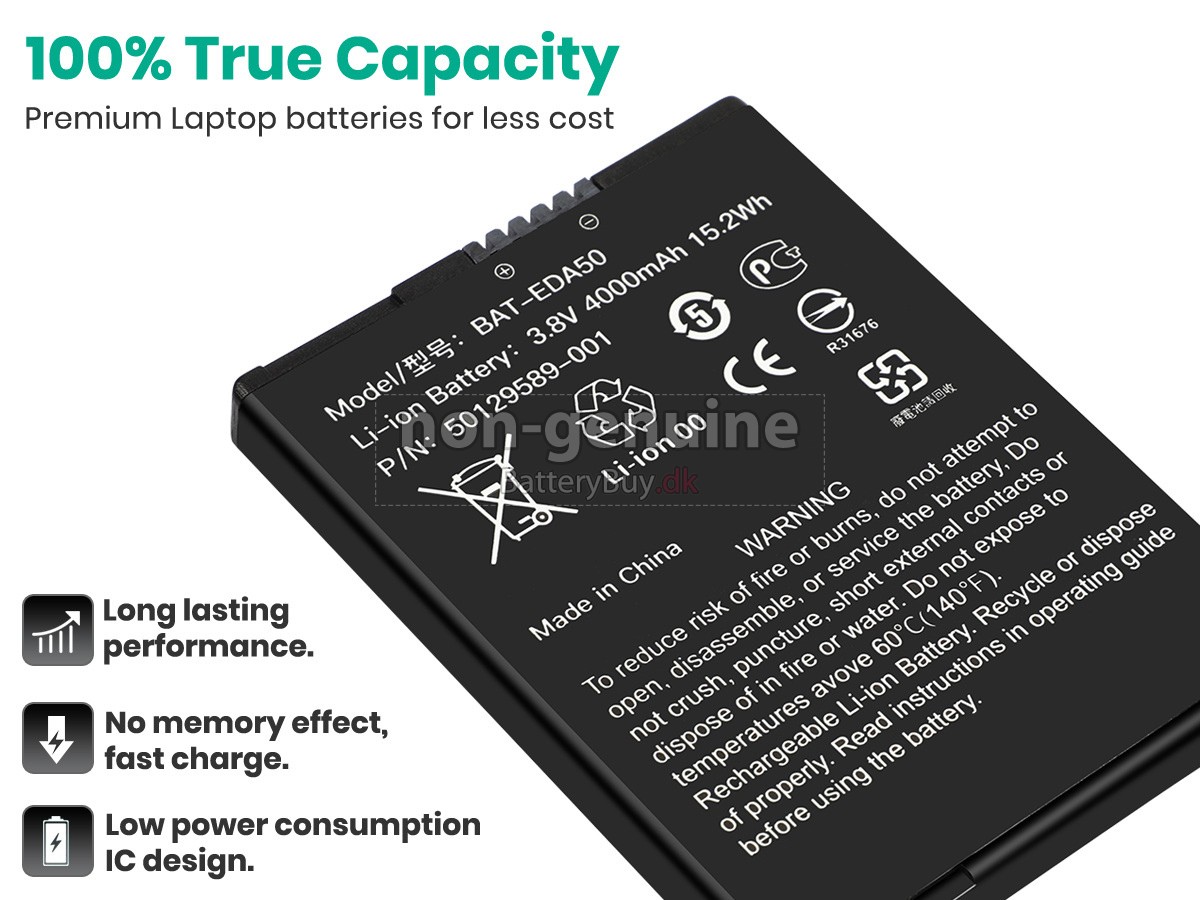 Honeywell SCANPAL EDA40 udskiftningsbatteri