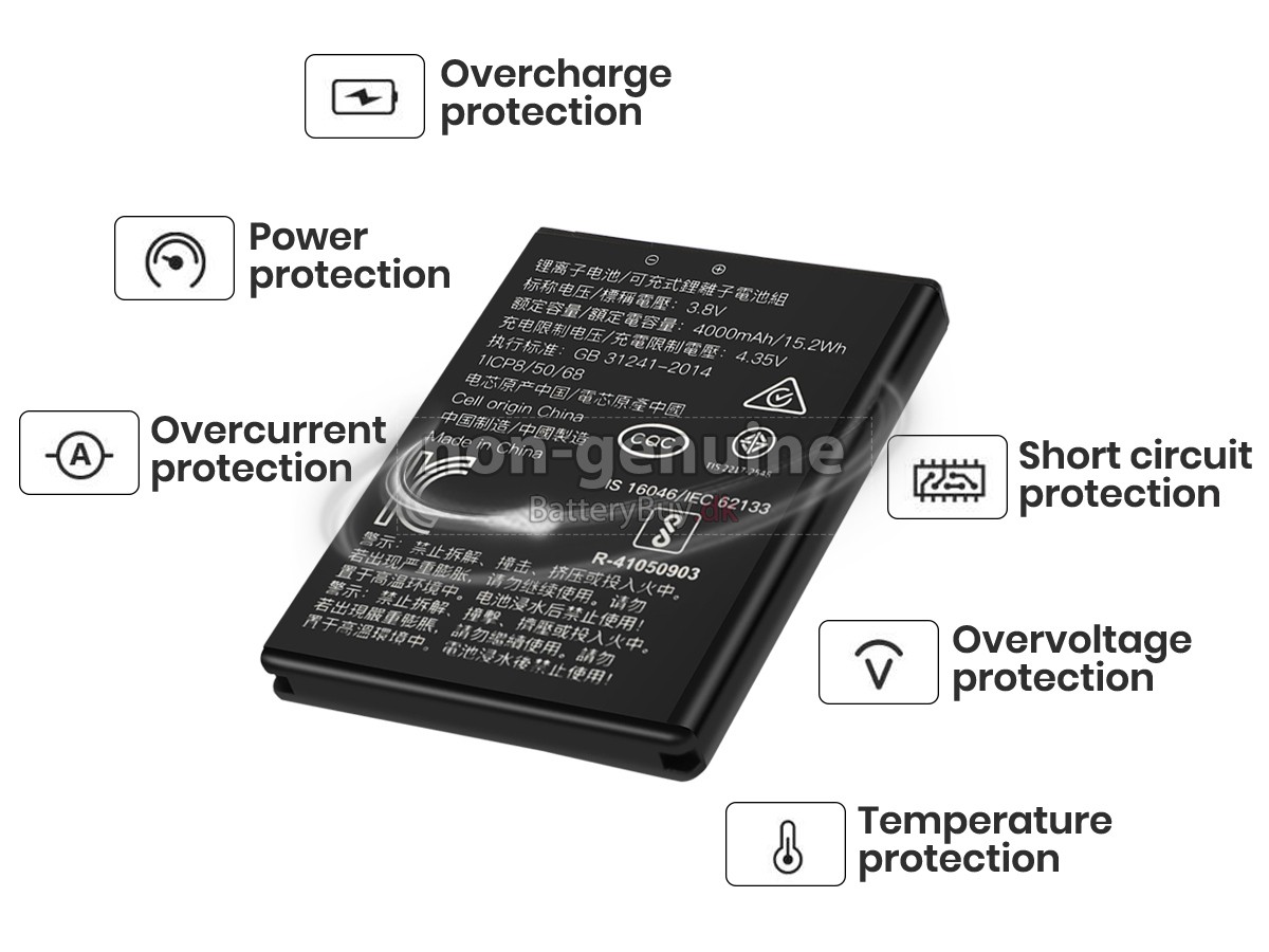 Honeywell SCANPAL EDA40 udskiftningsbatteri