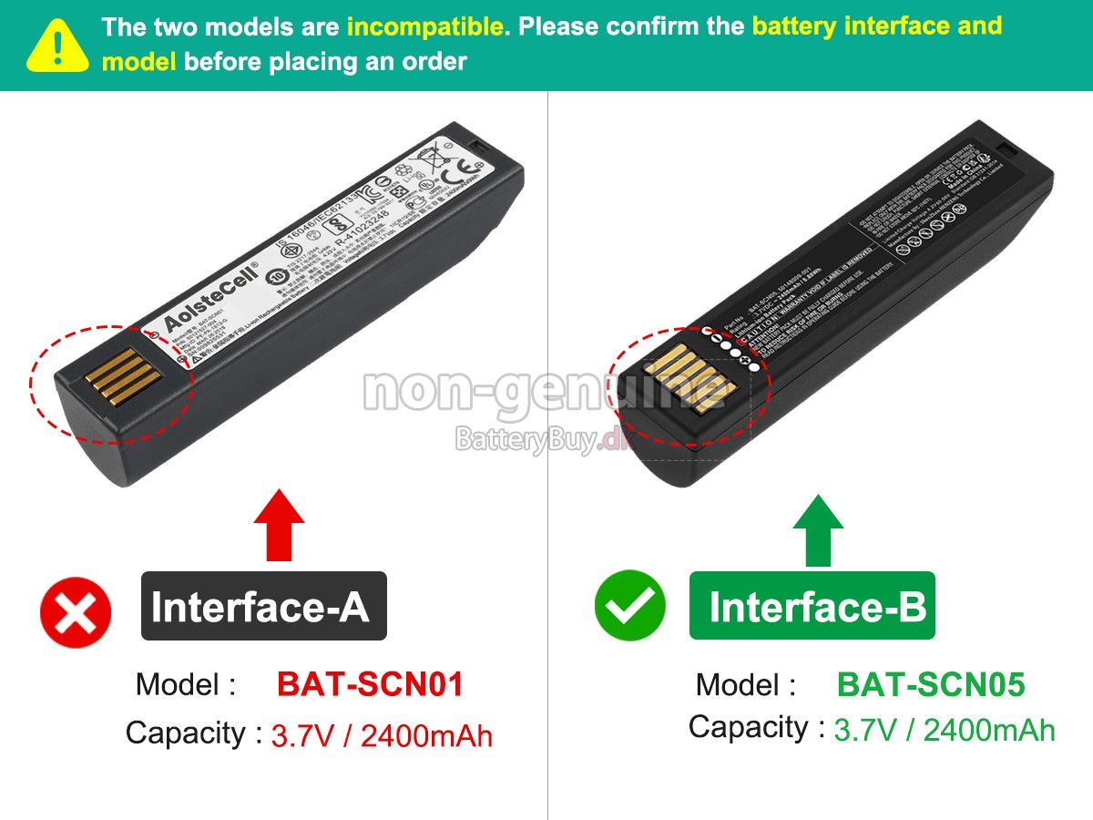 Honeywell 1202G udskiftningsbatteri