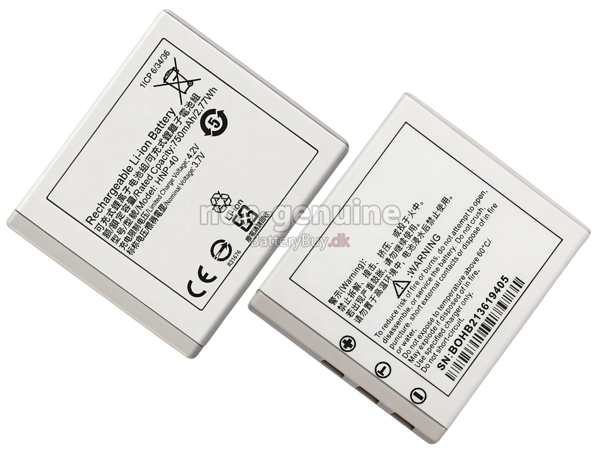 Honeywell HNP-40 udskiftningsbatteri