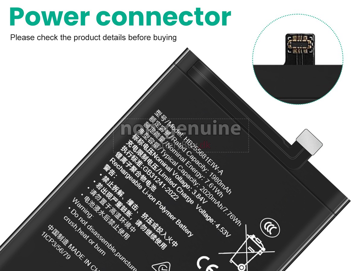 Honor MAGIE V3 udskiftningsbatteri