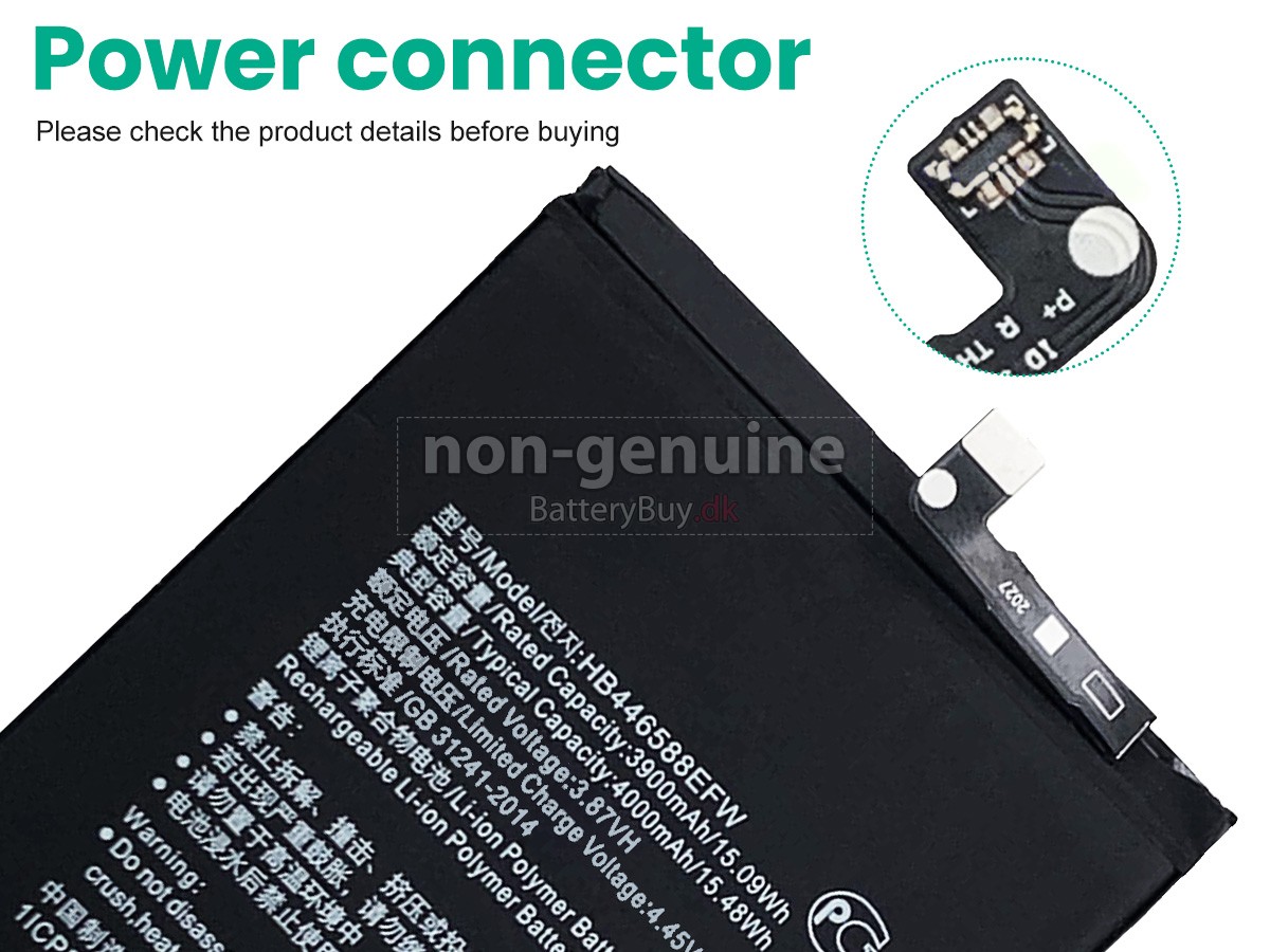 Honor X20 SE 5G udskiftningsbatteri