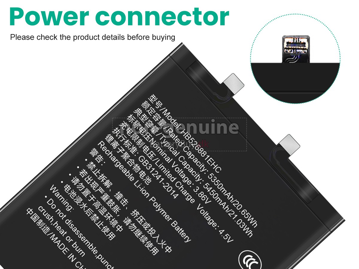 Honor MAGIC5 PRO udskiftningsbatteri