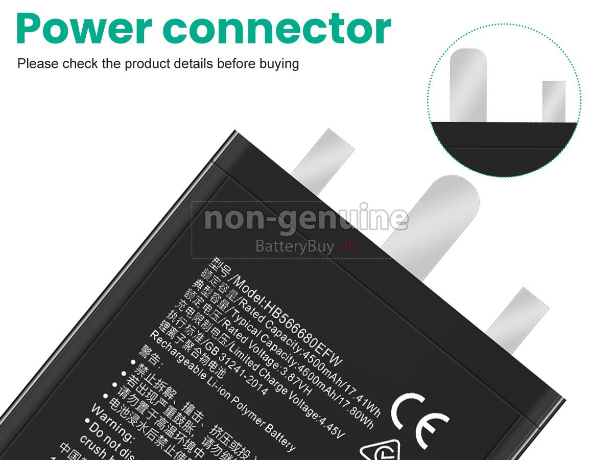 Honor MAGIC 3 udskiftningsbatteri