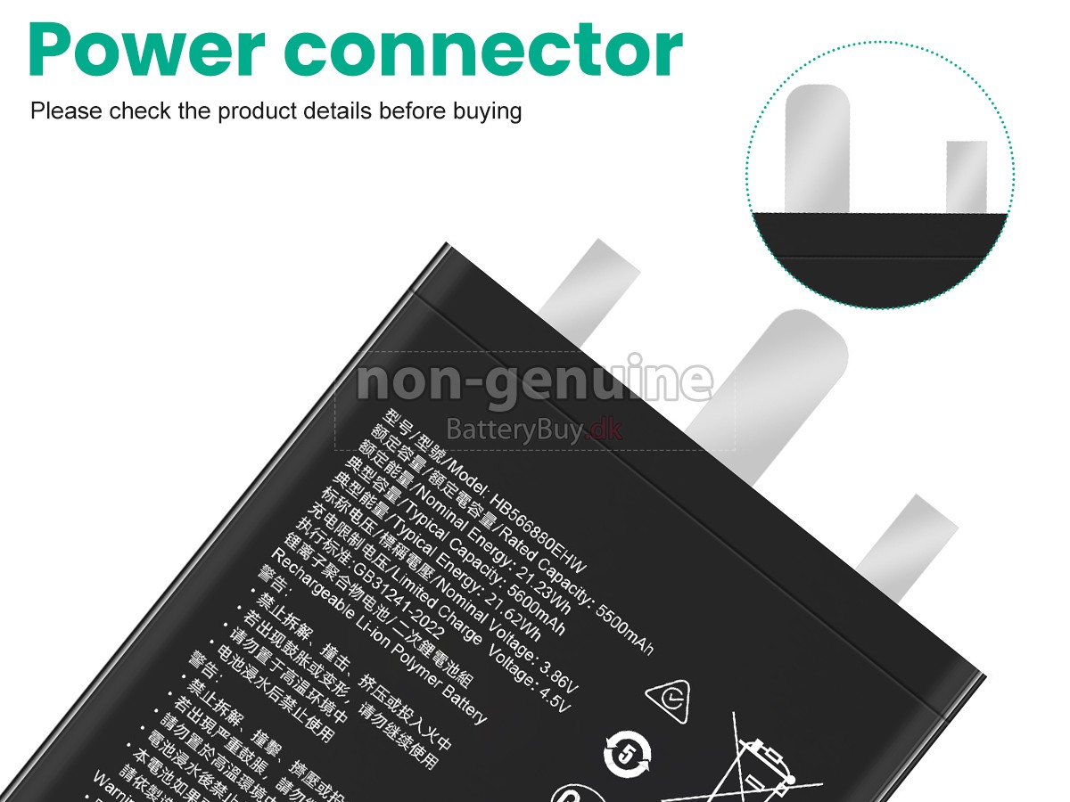 Honor MAGIC 6 PRO udskiftningsbatteri