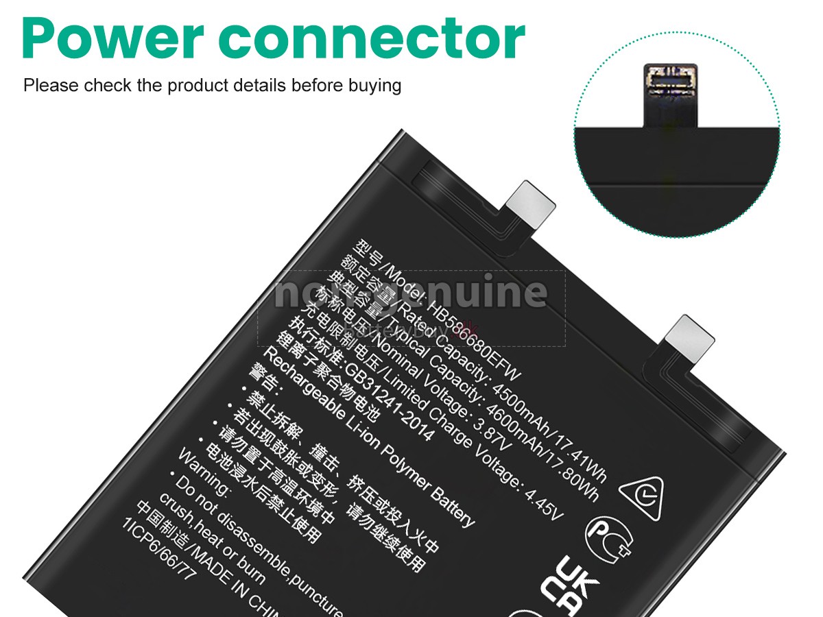 Honor MAGIC 4 PRO udskiftningsbatteri