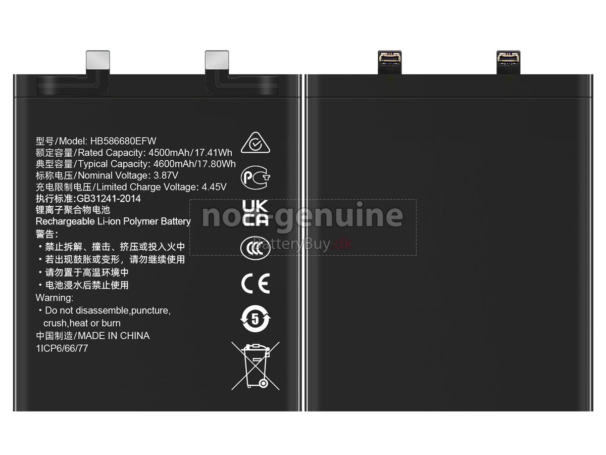 Honor MAGIC 4 PRO udskiftningsbatteri
