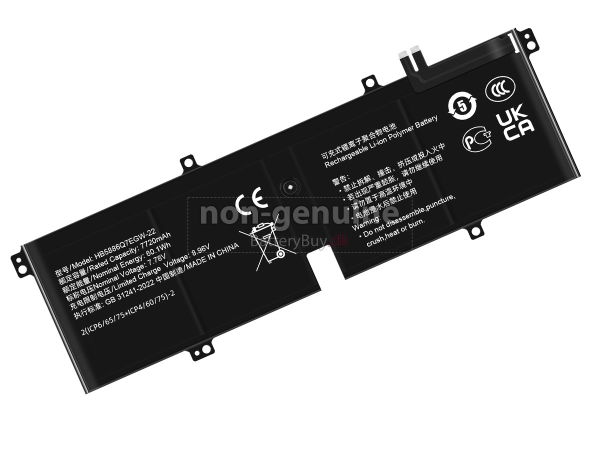 Honor HB5886Q7EGW-22 udskiftningsbatteri