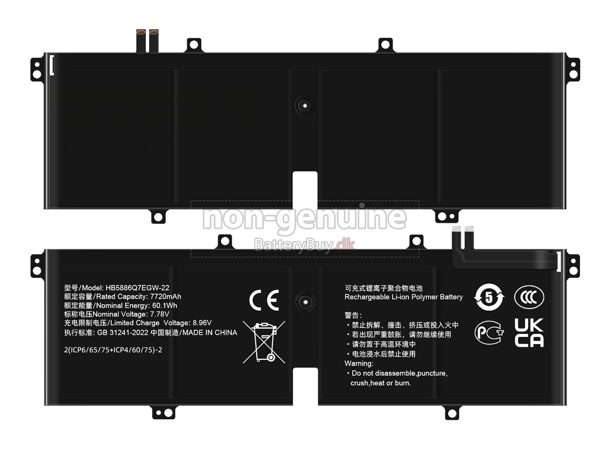 Honor HB5886Q7EGW-22 udskiftningsbatteri