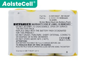 batteri til Hoover 59139247