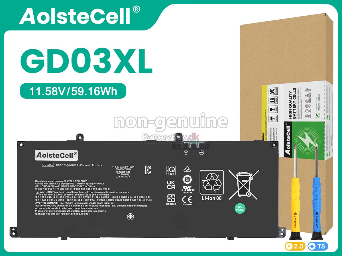 HP OmniBook X 14-KA0150NG udskiftningsbatteri