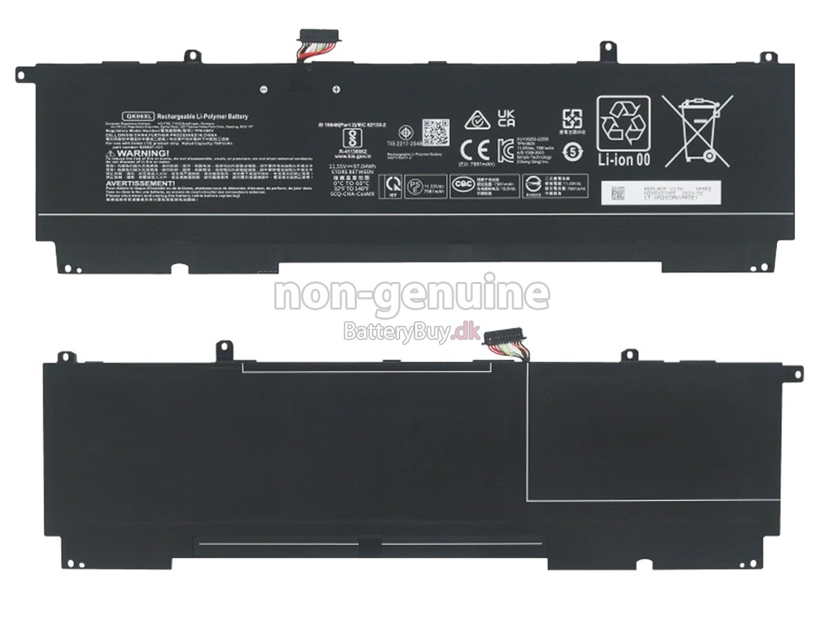 HP Omen TRANSCEND 16-U1000SL udskiftningsbatteri