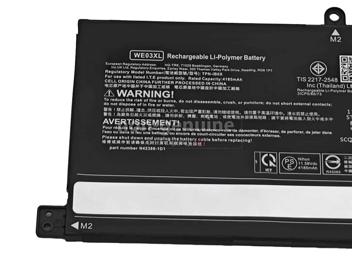 HP N42388-1D1 udskiftningsbatteri