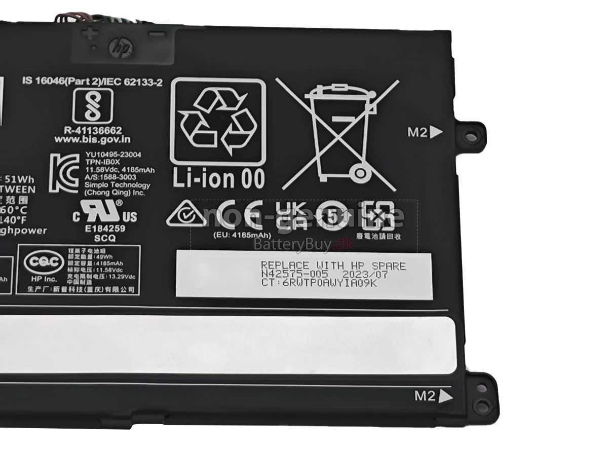 HP N42388-1D1 udskiftningsbatteri