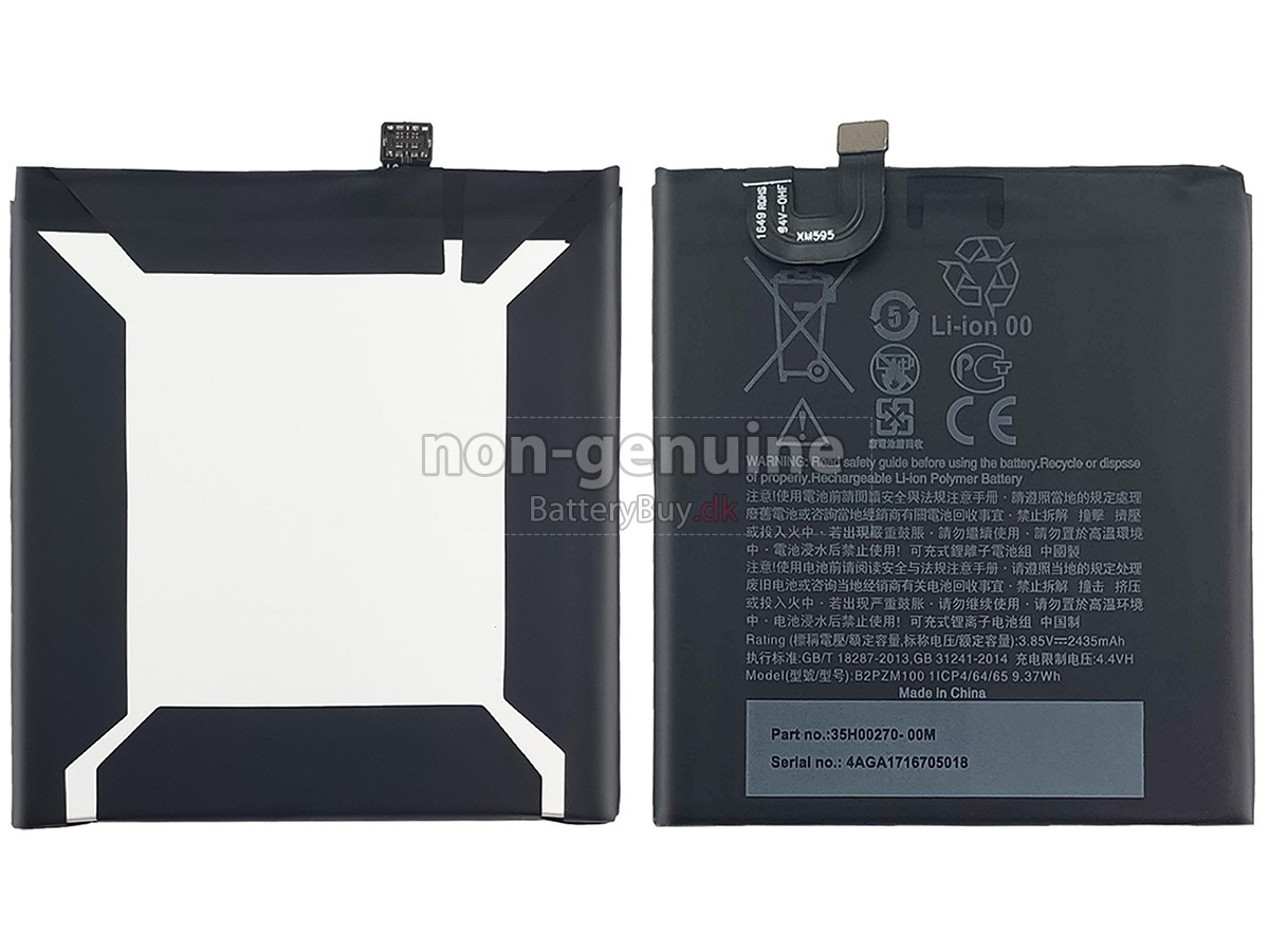HTC B2PZM100 udskiftningsbatteri
