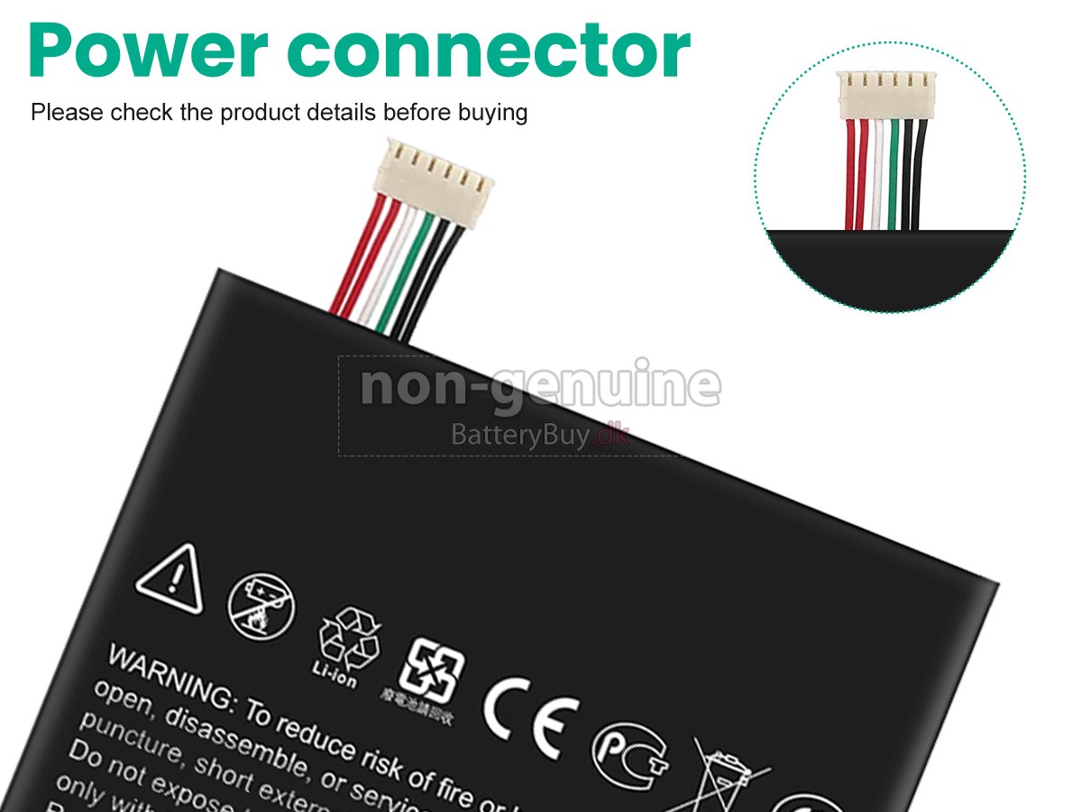 HTC ONE S udskiftningsbatteri