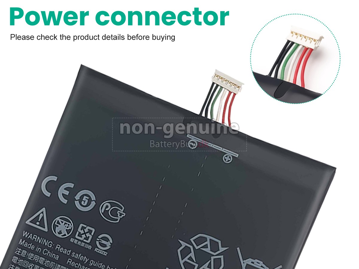 HTC D816W udskiftningsbatteri