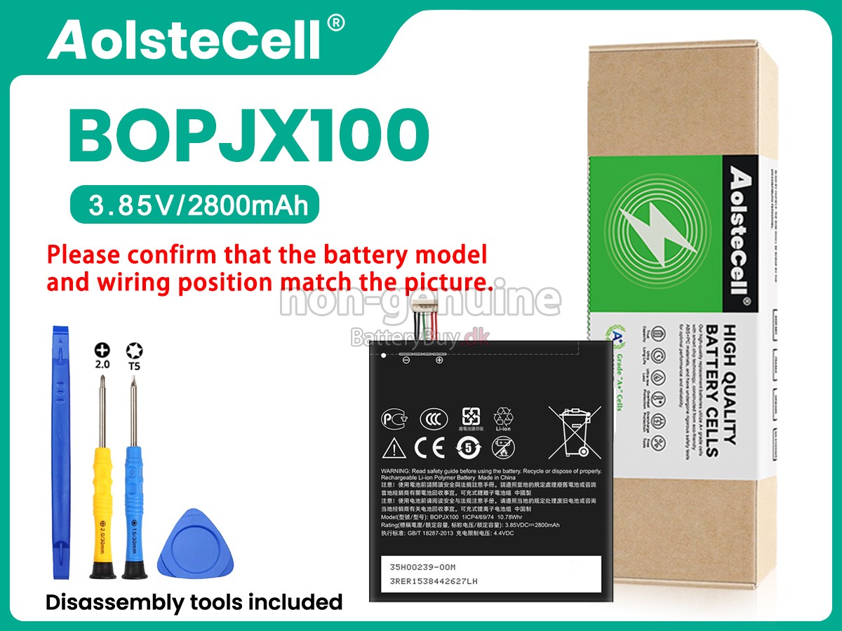 HTC E9PW udskiftningsbatteri