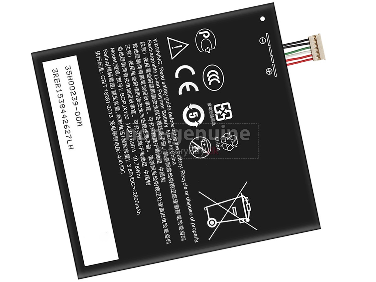 HTC E9PW udskiftningsbatteri