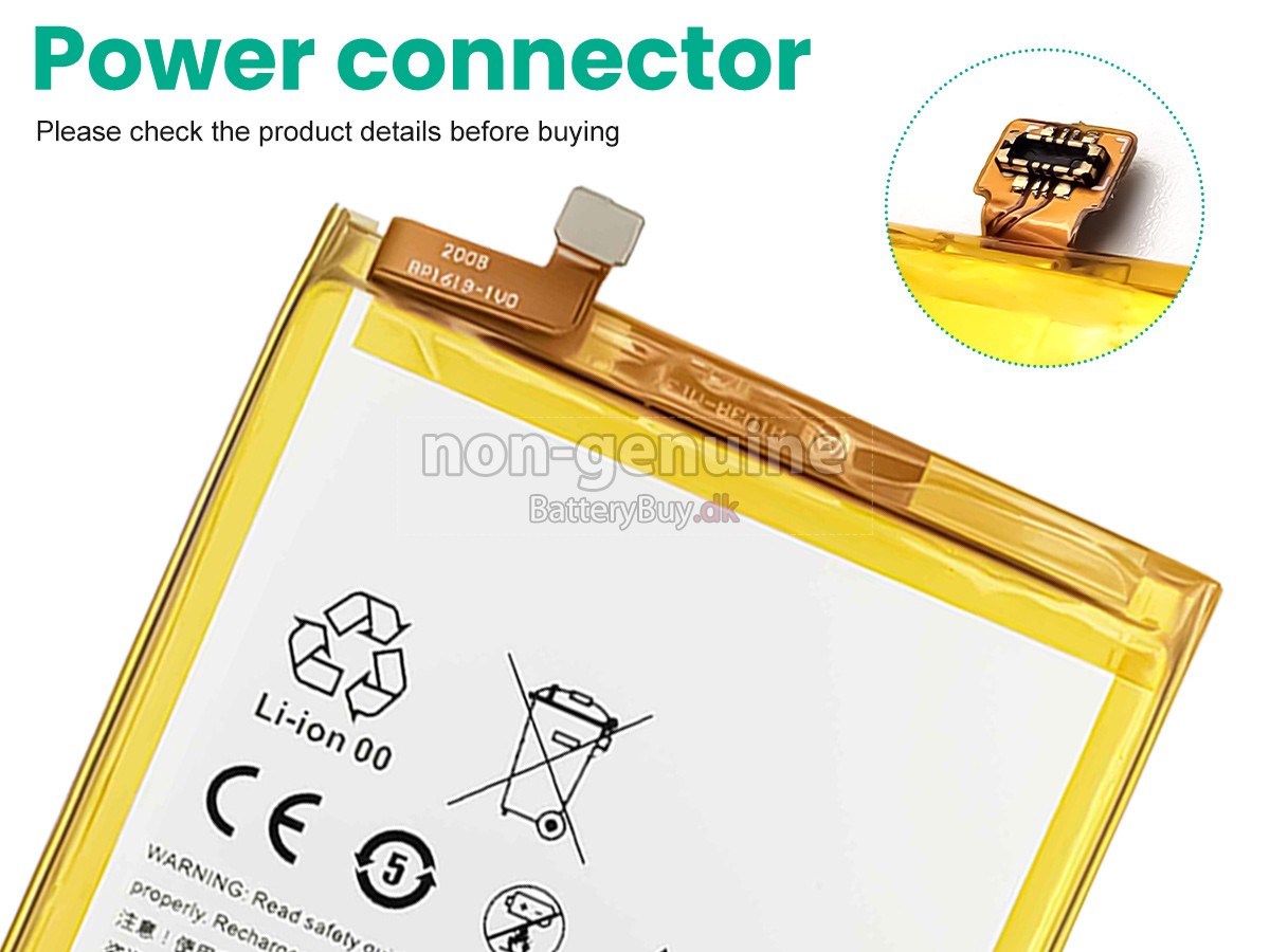 HTC H75 udskiftningsbatteri