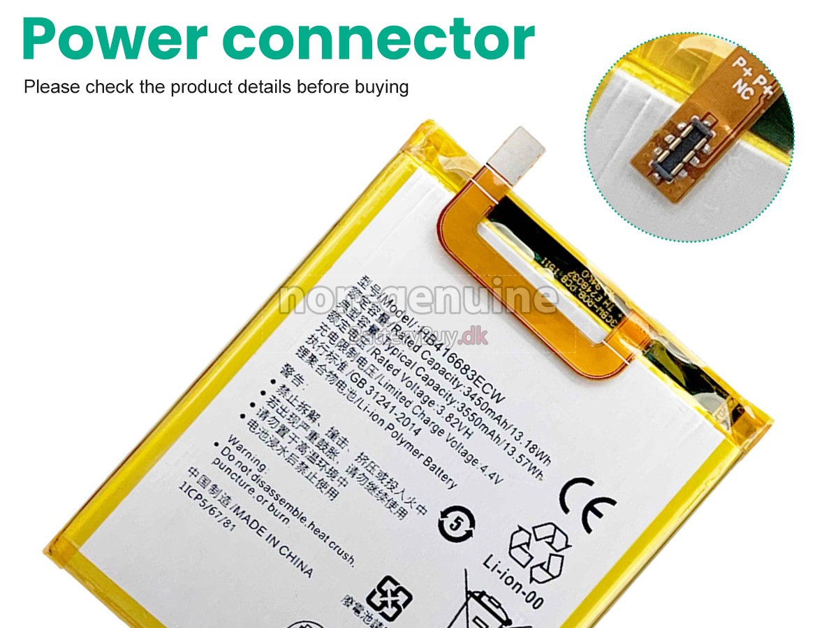 Huawei GOOGLE NEXUS 6P udskiftningsbatteri
