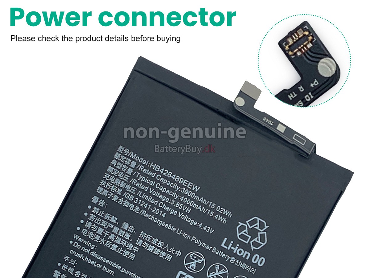 Huawei ENJOY 10S udskiftningsbatteri