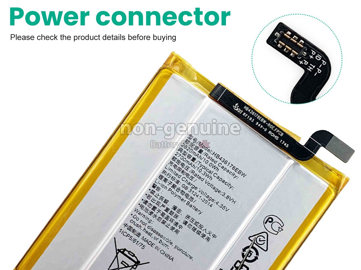 Huawei MATE S udskiftningsbatteri