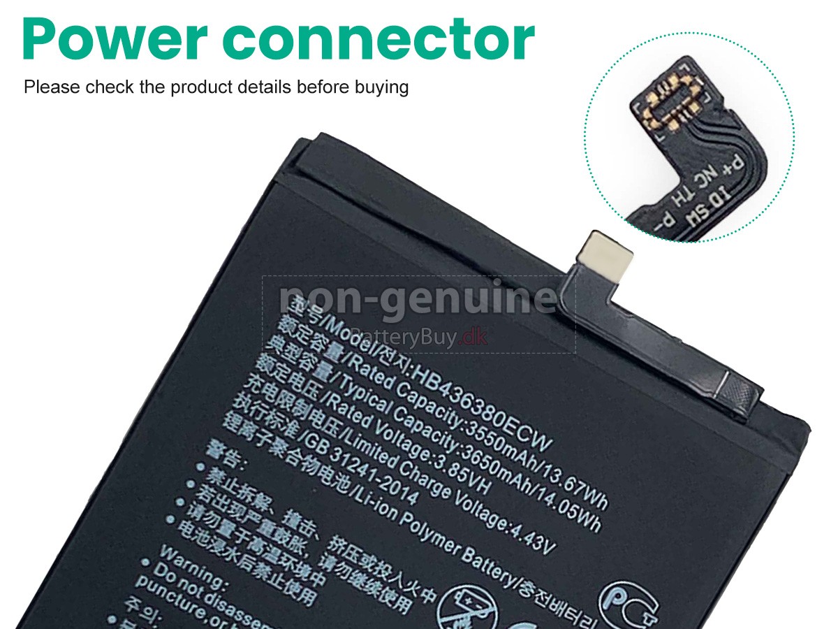 Huawei P30 udskiftningsbatteri