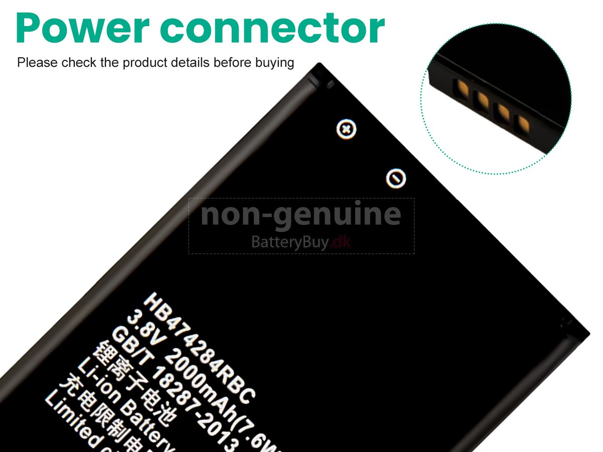 Huawei Y560-L02 udskiftningsbatteri