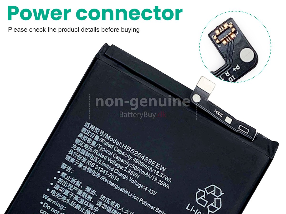 Huawei HB526489EEW udskiftningsbatteri