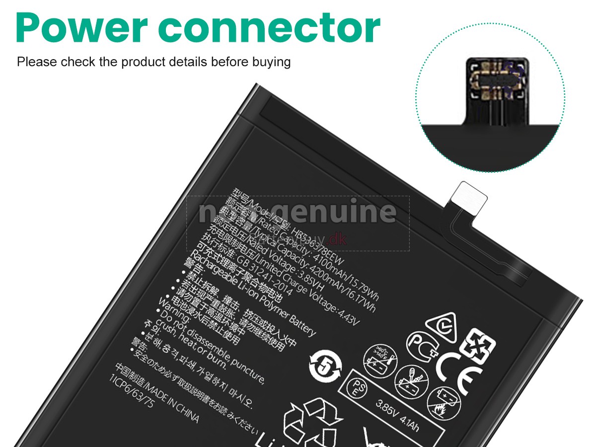 Huawei HB536378EEW udskiftningsbatteri