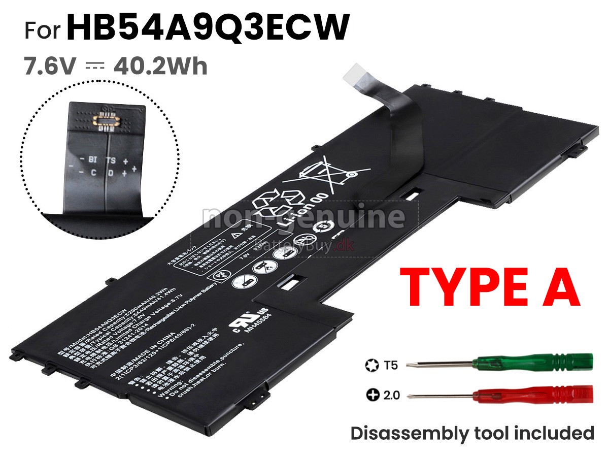 Huawei HB54A9Q3ECW udskiftningsbatteri