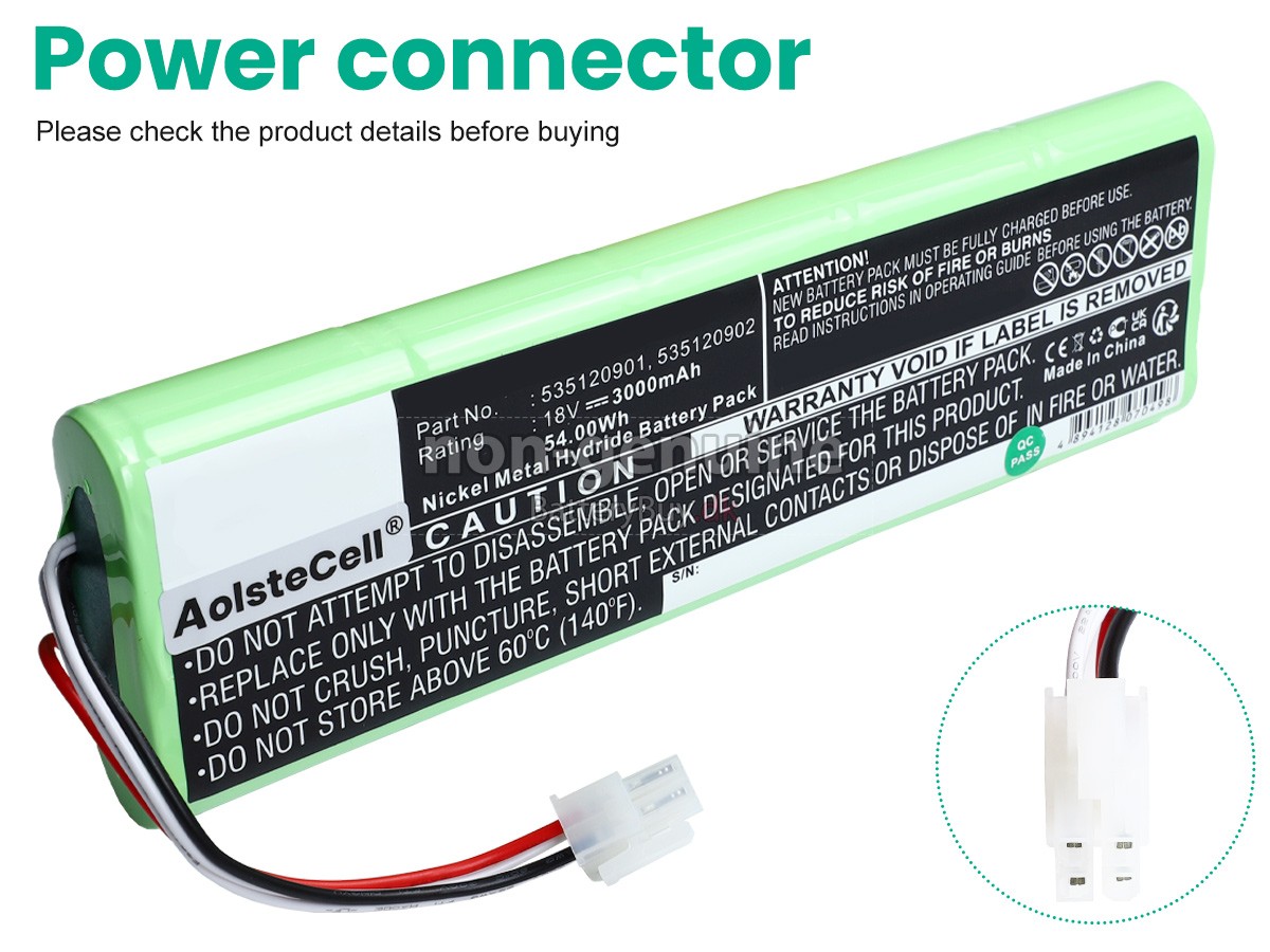 Husqvarna 535120901 udskiftningsbatteri