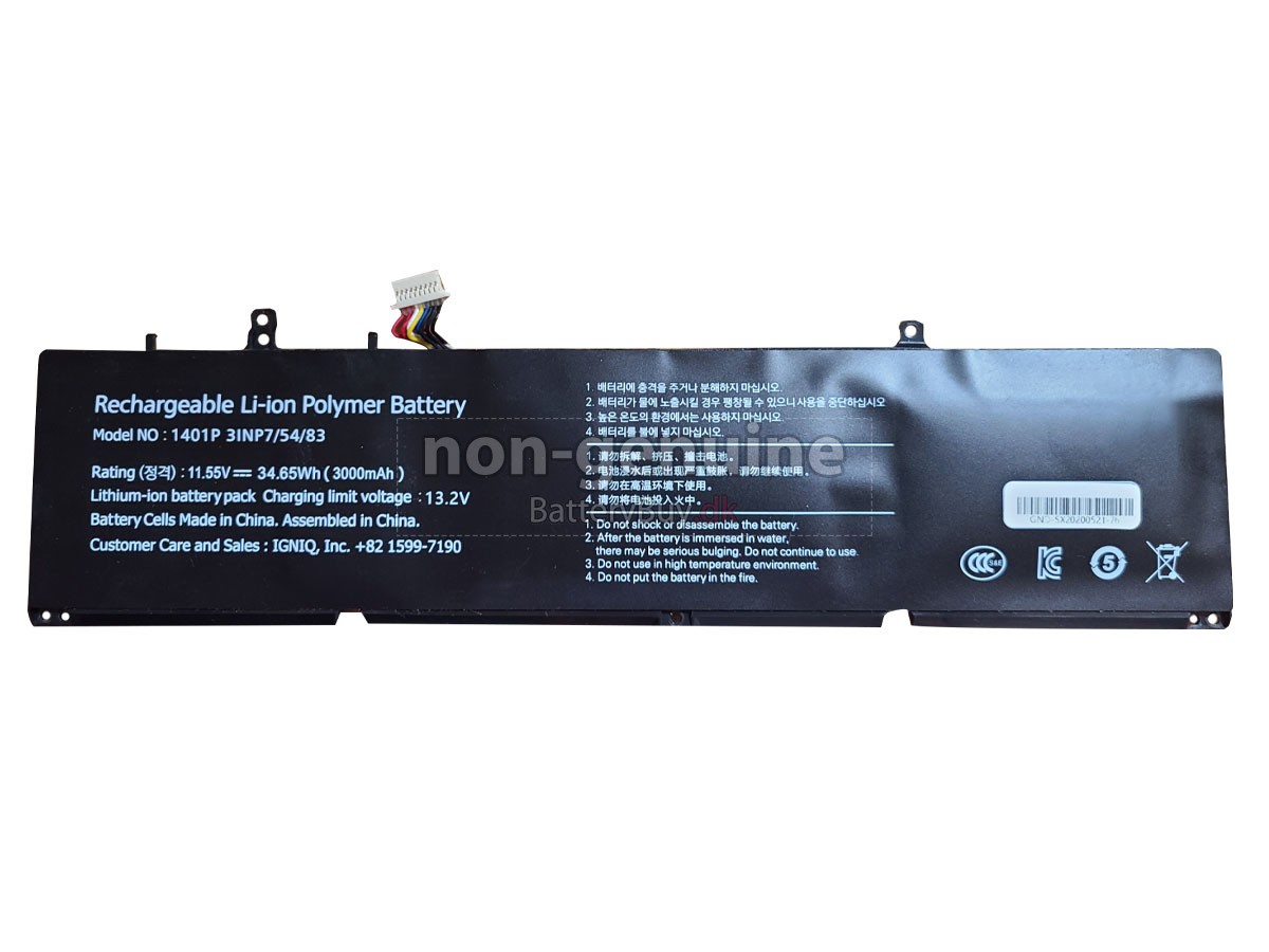 IGNIQ BYBOOK PRO 14X 1401P udskiftningsbatteri