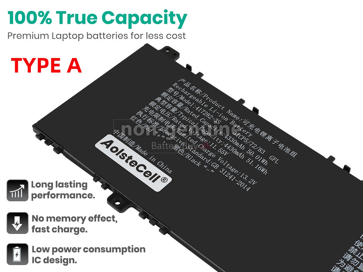 Infinix 417282-3S udskiftningsbatteri