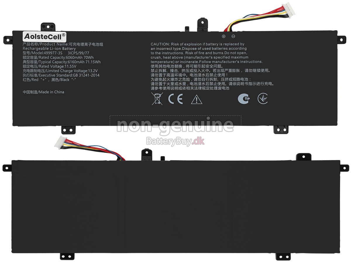 Infinix ZERO BOOK ZL12 udskiftningsbatteri